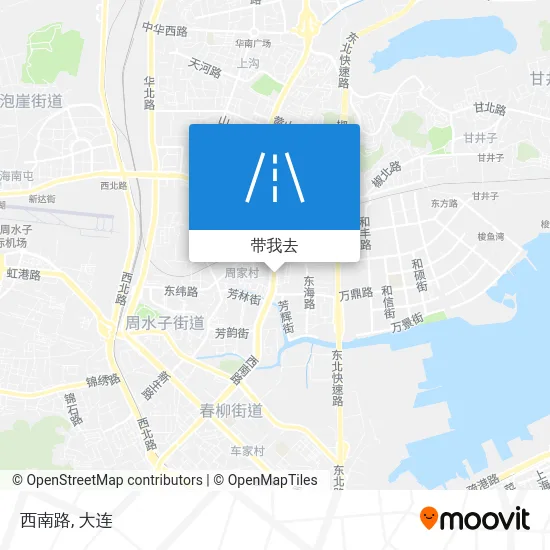 西南路地图