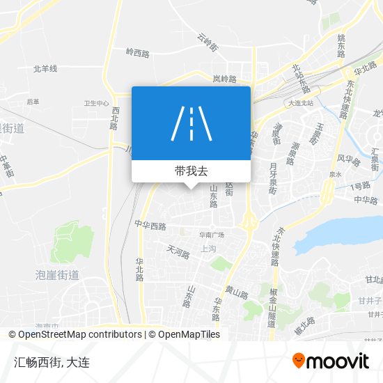 汇畅西街地图