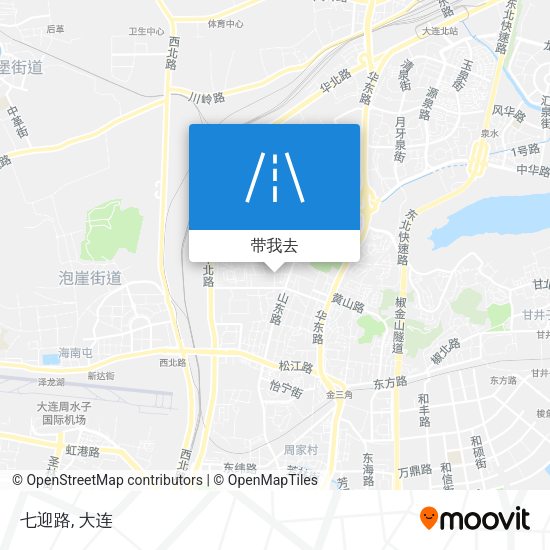 七迎路地图