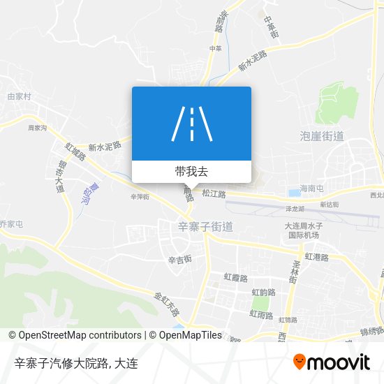 辛寨子汽修大院路地图