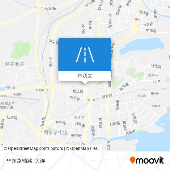 华东路辅路地图