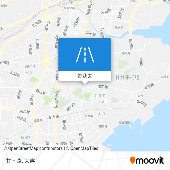 甘南路地图