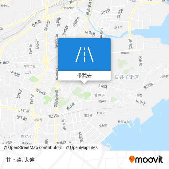 甘南路地图