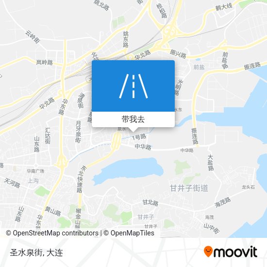 圣水泉街地图