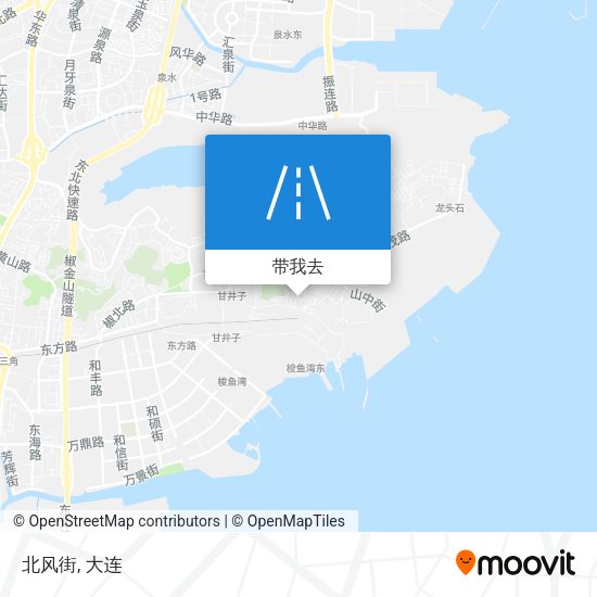 北风街地图