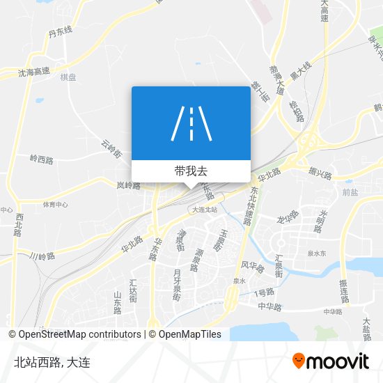 北站西路地图