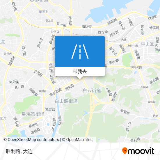胜利路地图