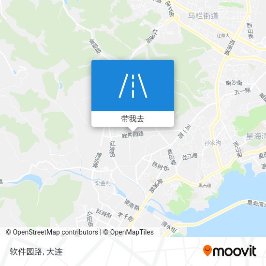 软件园路地图