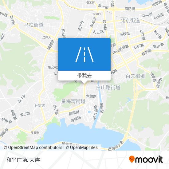 和平广场地图