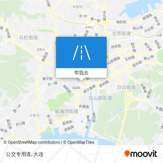 公交专用道地图