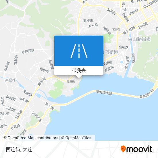 西连街地图