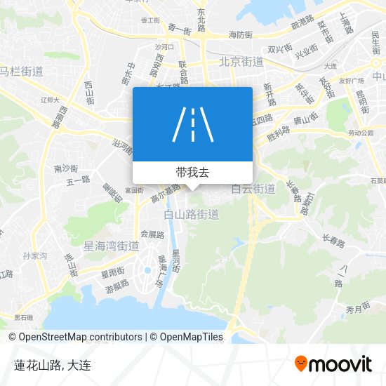 蓮花山路地图