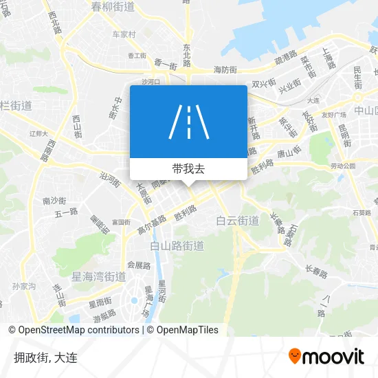 拥政街地图