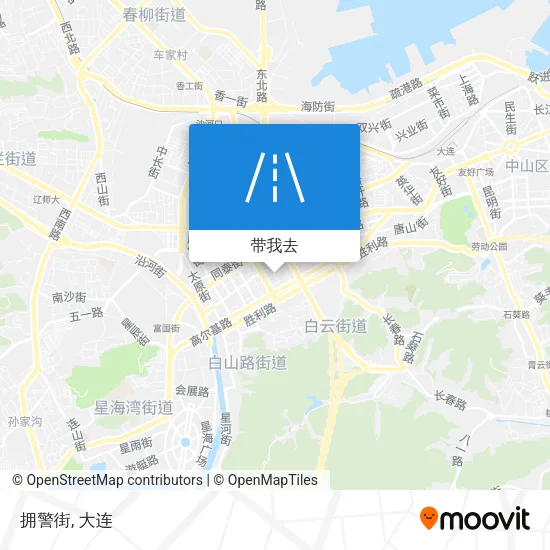 拥警街地图