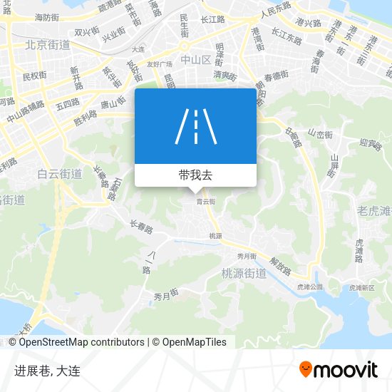 进展巷地图