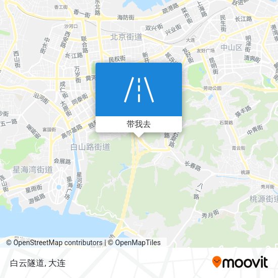 白云隧道地图
