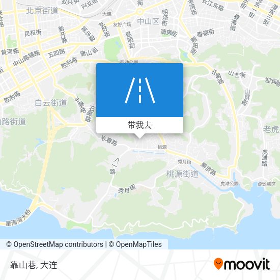 靠山巷地图