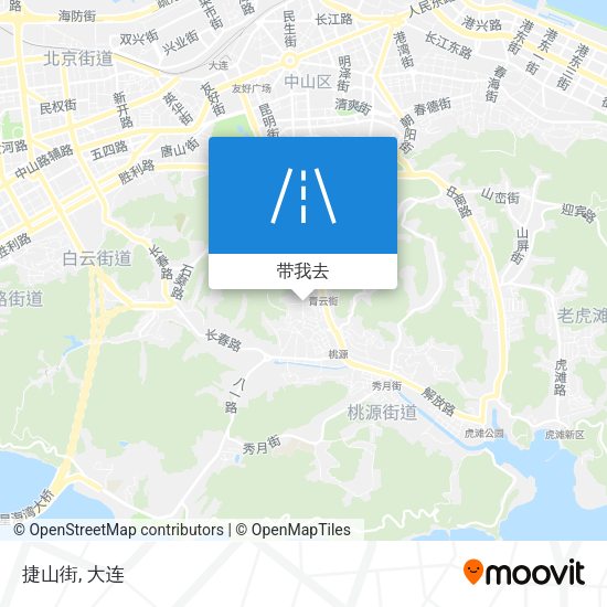 捷山街地图