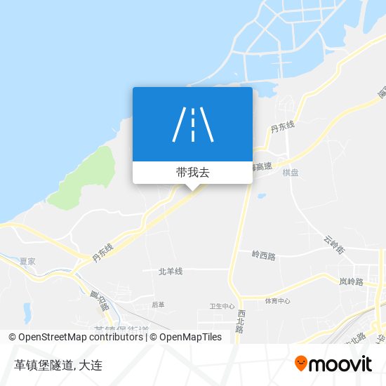 革镇堡隧道地图