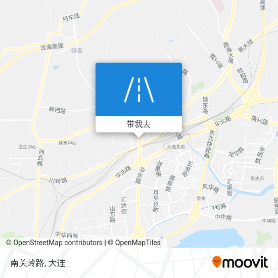 南关岭路地图