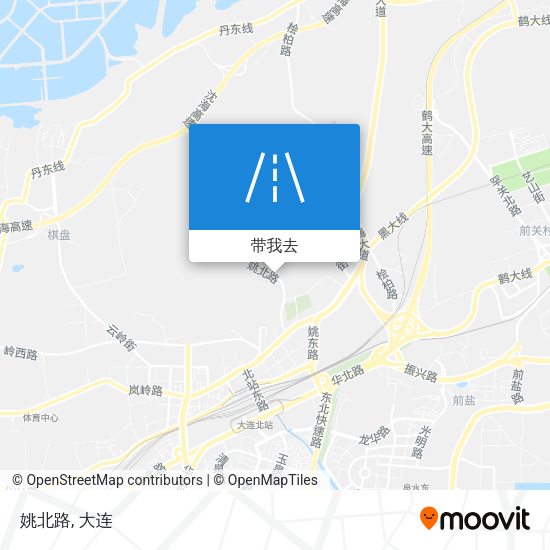 姚北路地图