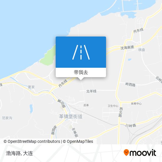 渤海路地图