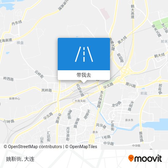 姚靳街地图