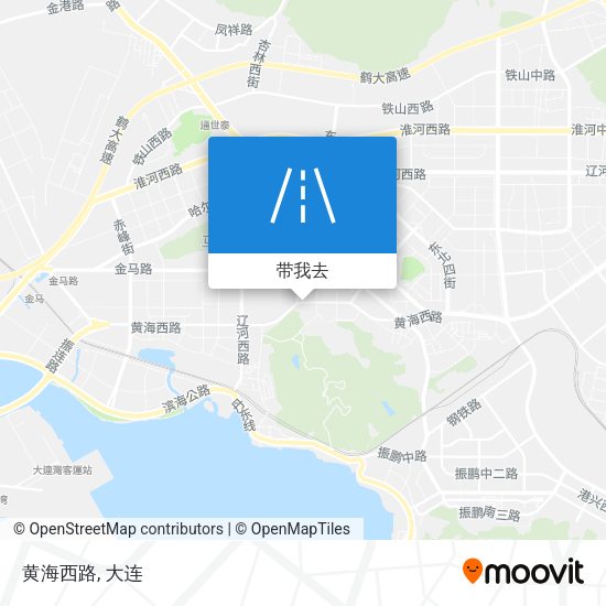 黄海西路地图