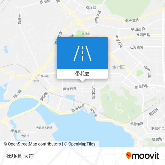 抚顺街地图