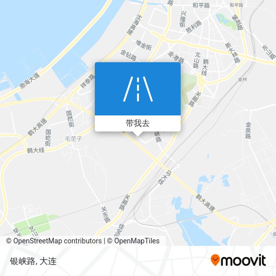 银峡路地图
