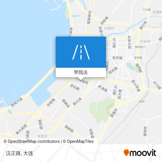 汉正路地图