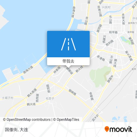 国傲街地图