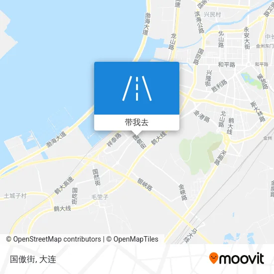 国傲街地图