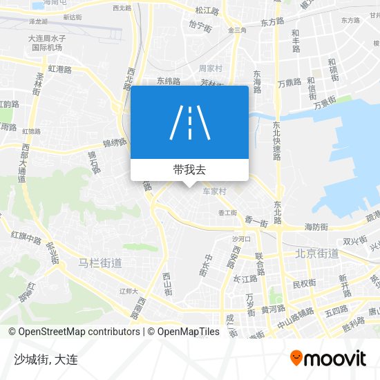 沙城街地图
