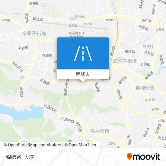 锦绣路地图