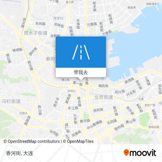香河街地图
