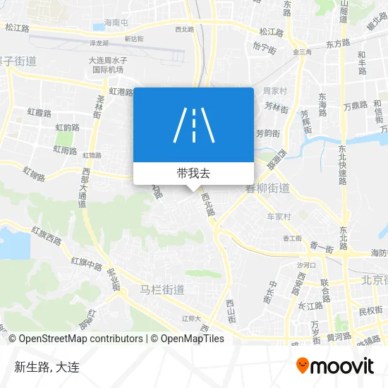 新生路地图