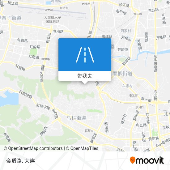 金盾路地图