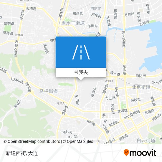 新建西街地图