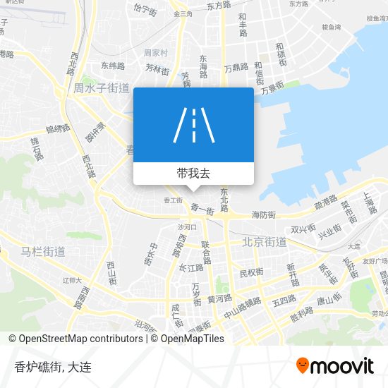 香炉礁街地图