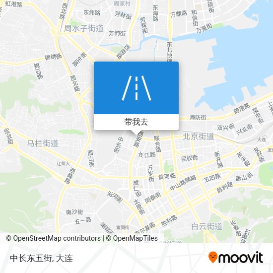 中长东五街地图