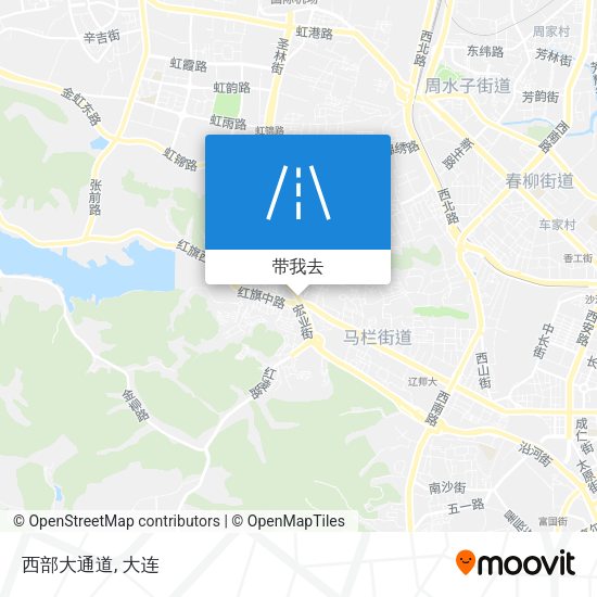 西部大通道地图