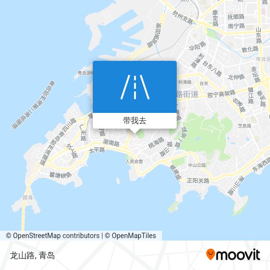 龙山路地图