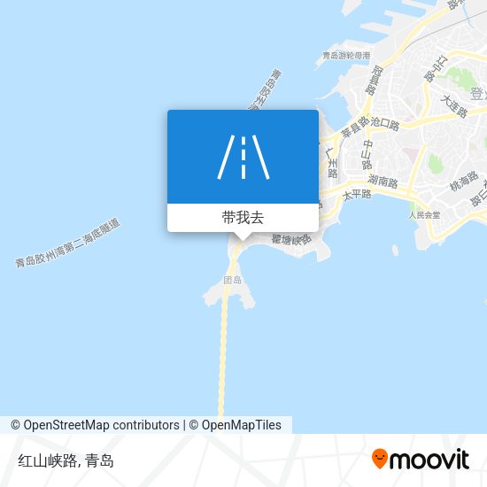 红山峡路地图