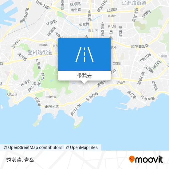 秀湛路地图