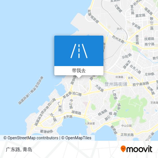 广东路地图