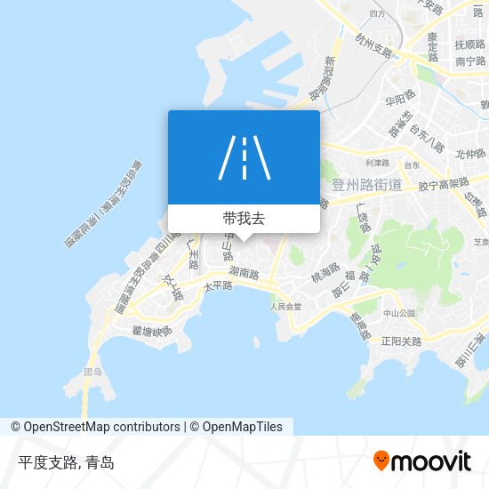 平度支路地图