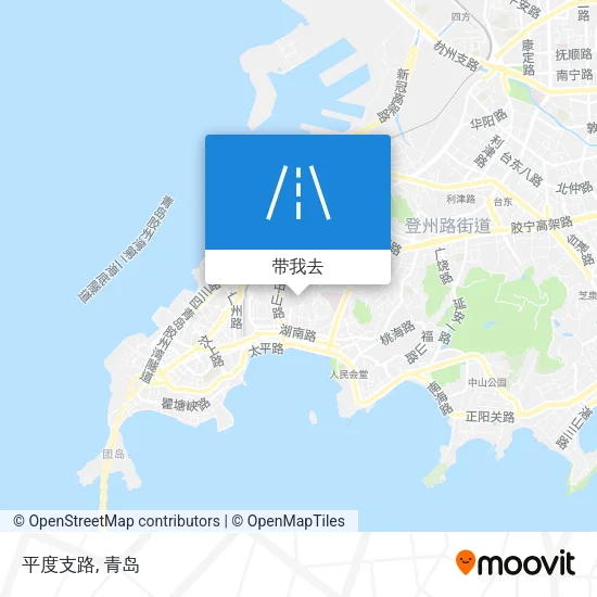 平度支路地图