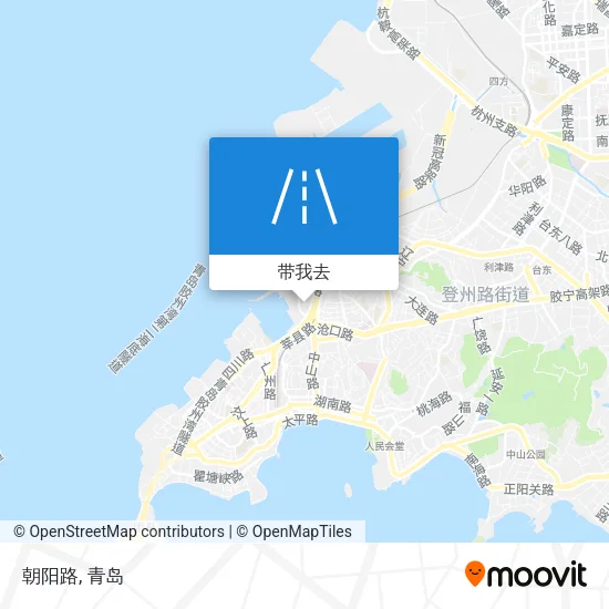朝阳路地图
