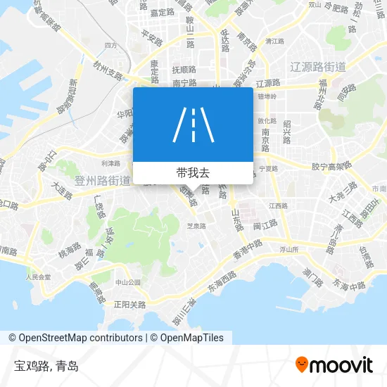 宝鸡路地图